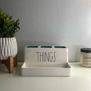 Rae Dunn “Things” Storage Organizer